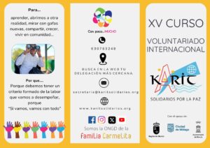 Triptico voluntariado XV