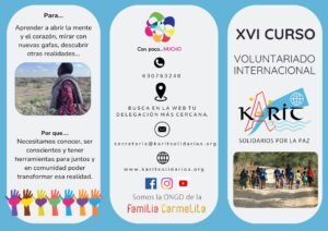 Triptico voluntariado XVI