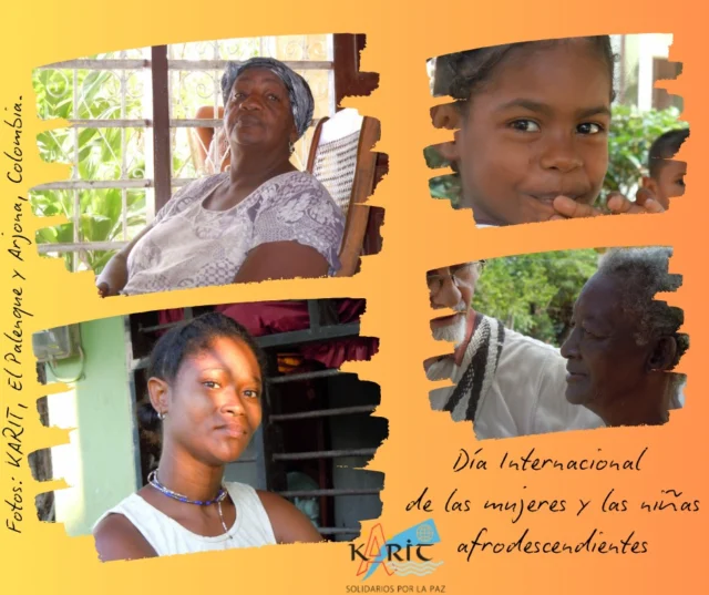 Karit Proyectos: 

Nos unimos al día internacional de las mujeres y niñas afrodescendientes. Celebramos su fuerza, resiliencia e incalculable valor en todo el mundo. Sabemos de las múltiples desigualdades que enfrentan, y queremos reafirmar nuestro compromiso para construir un futuro más justo, donde todas las niñas y mujeres vivan libres de racismo, violencia y discriminación.
En Colombia, en la presencia carmelita en Arjona, hay una gran diversidad cultural. Como bien nos dicen P.Lauro y @rubend05, creemos en "un mundo donde quepan otros mundos". Un mundo que garantice la participación plena, igualitaria y real de las mujeres y niñas afrodescendientes. Sus vidas, sus voces y sus sueños nos importan. 

#25julio #DíadelaMujerAfrodescendiente #FraternidadQueTransforma