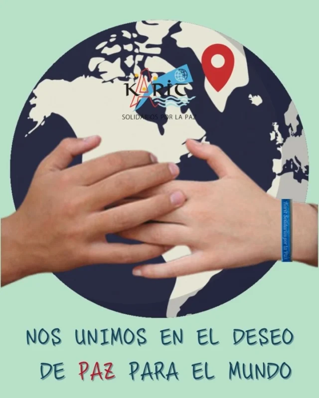 Karit-comunicación
Hoy queremos volver a insitir en una Paz para el mundo que necesita de todos nosotros y nosotras. 
#unidosporlapaz #FraternidadQueTransforma #conpocomucho #karitsolidariosporlapaz